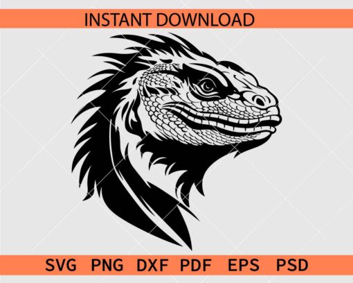 Dragon Head SVG, Dragon face Vector SVG