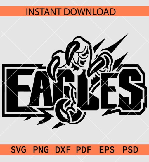 Eagles Claws SVG, Eagles Scratch SVG, The Eagles SVG