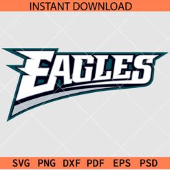 Eagles Name Logo SVG