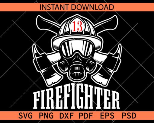 Firefighter Helmet 13 SVG, Firefighter Helmet 13 Logo SVG