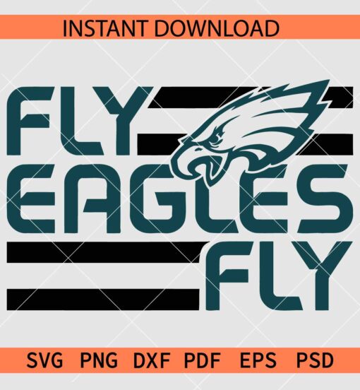 Fly Eagles Fly SVG, Fly Eagles Fly Décor SVG