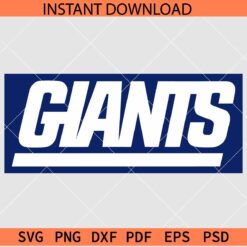 Giants Logo Vector SVG, Team Giants Logo Décor SVG