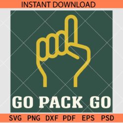 Go Pack Go Index Finger SVG, Packers Index Finger SVG