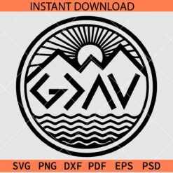 God is greater than the highs and lows SVG, Faith in God SVG