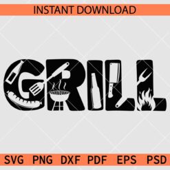 Grill Décor SVG, Grill Vector SVG
