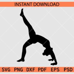 Gymnast dance Décor SVG, Gymnastic Dancer Vector SVG