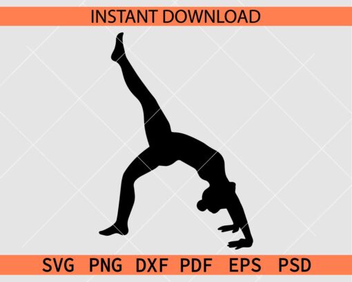Gymnast dance Décor SVG, Gymnastic Dancer Vector SVG