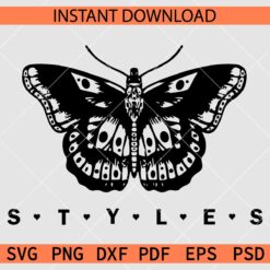 Harry styles Butterfly Vector SVG, Harry styles Butterfly Silhouette SVG
