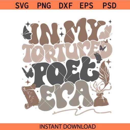 In my Tortured Poet Era SVG, Taylor Swift Album svg, Tortured Poet svg 