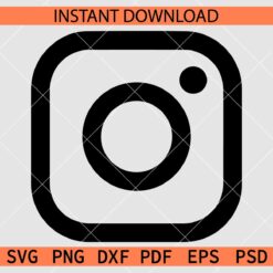 Instagram logo SVG, Instagram logo Décor SVG, Instagram logo Vector SVG