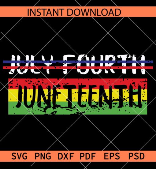 July 4th Cancelled SVG, Not July 4th its Juneteenth SVG, Juneteenth flag SVG