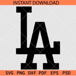 LA Logo  SVG, Los Agencies SVG, LA Vector SVG
