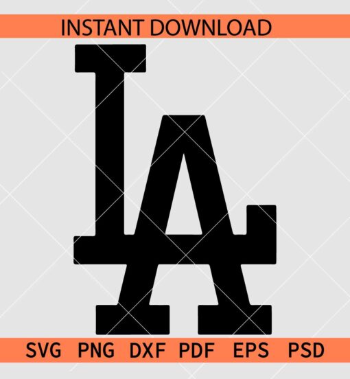 LA Logo  SVG, Los Agencies SVG, LA Vector SVG