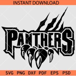 Panthers Claws SVG, Panthers Scratch SVG