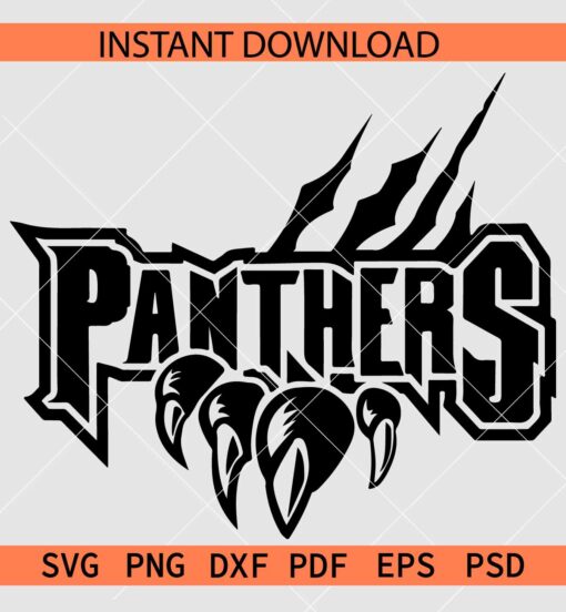 Panthers Claws SVG, Panthers Scratch SVG