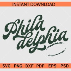 Philadelphia Football Ball SVG, Philadelphia Football Ball Sketch SVG