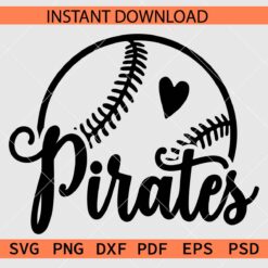 Pirates Baseball Ball Sketch SVG, Pirates Baseball Ball Vector SVG