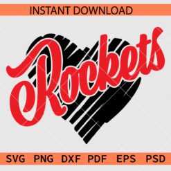 Rockets Scribble Love Symbol SVG, Rockets Scribble Heart Symbol SVG