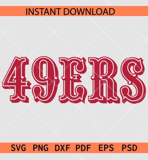 San Francisco 49ers Logo SVG, 49ers SVG, 49ers Logo SVG