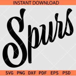 Spurs Sports SVG, The Spurs SVG, Team Spurs Name SVG