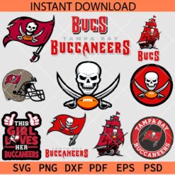 Tampa Bay Buccaneers Logo bundle SVG, Tampa Bay bundle SVG