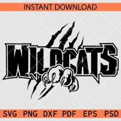 Wildcats Claws SVG, Wildcats Scratch SVG, The Wildcats SVG
