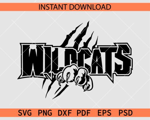 Wildcats Claws SVG, Wildcats Scratch SVG, The Wildcats SVG