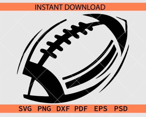 American Football Ball SVG, American Football Ball Vector SVG