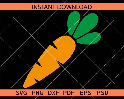 Colored carrot Stencil SVG, Carrot Colored Drawing SVG