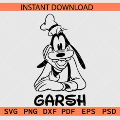 Garsh Goofy Clipart SVG