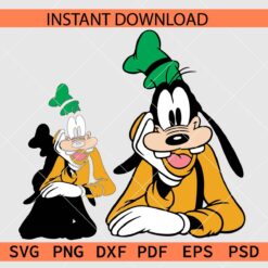 Goofy Holding Cheeks Layered SVG