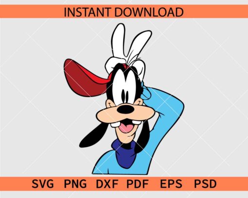 Goofy Peace sign SVG