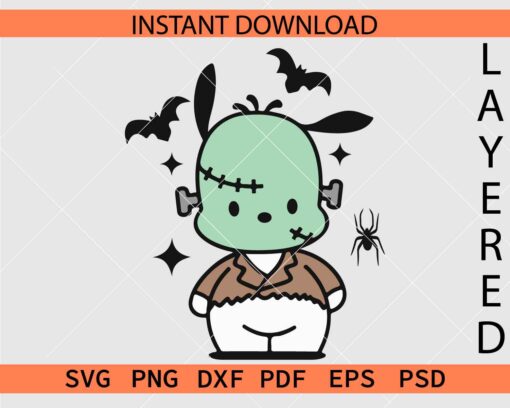  Hello Kitty Frankenstein SVG, Prometheus kitten Clip Art SVG