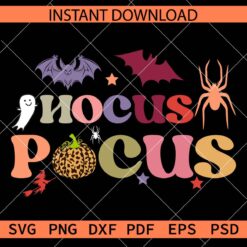 Hocus Pocus Name SVG, Halloween Hocus Pocus Stencil SVG