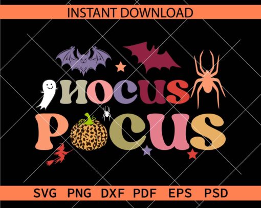 Hocus Pocus Name SVG, Halloween Hocus Pocus Stencil SVG