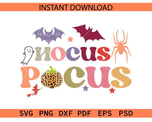 Hocus Pocus Name SVG, Halloween Hocus Pocus Stencil SVG