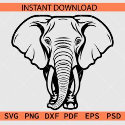 Huge Elephant SVG, Big Elephant Vector SVG