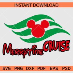 Merrytime cruise DCL Logo Clipart SVG, Disney Cruise line Logo Merrytime cruise Décor SVG