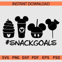 Mickey Snackgoals SVG, #snackgoals SVG, Disney Snackgoals Décor SVG