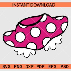 Minnie Skirt Polka Dots SVG