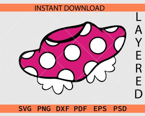 Minnie Skirt Polka Dots SVG