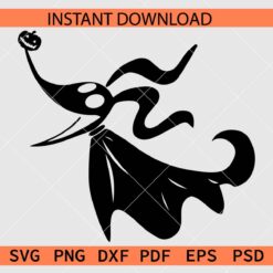 Nightmare Before Christmas Zero Silhouette SVG