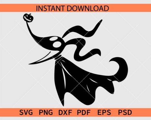 Nightmare Before Christmas Zero Silhouette SVG