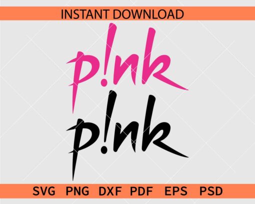 Pink SVG, Pink Clipart SVG, Pink Décor SVG