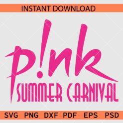 Pink Summer Carnival Décor SVG