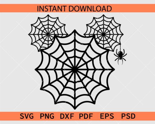 Spider web mickey Vector SVG