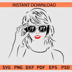 Taylor Swift 1989 Sunglasses Vector SVG, 1989 Sunglasses Taylor Swift SVG