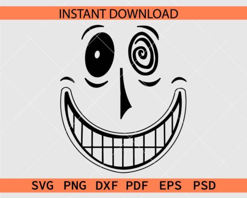 The Mayor Face SVG, Nightmare Before Christmas Mayor SVG