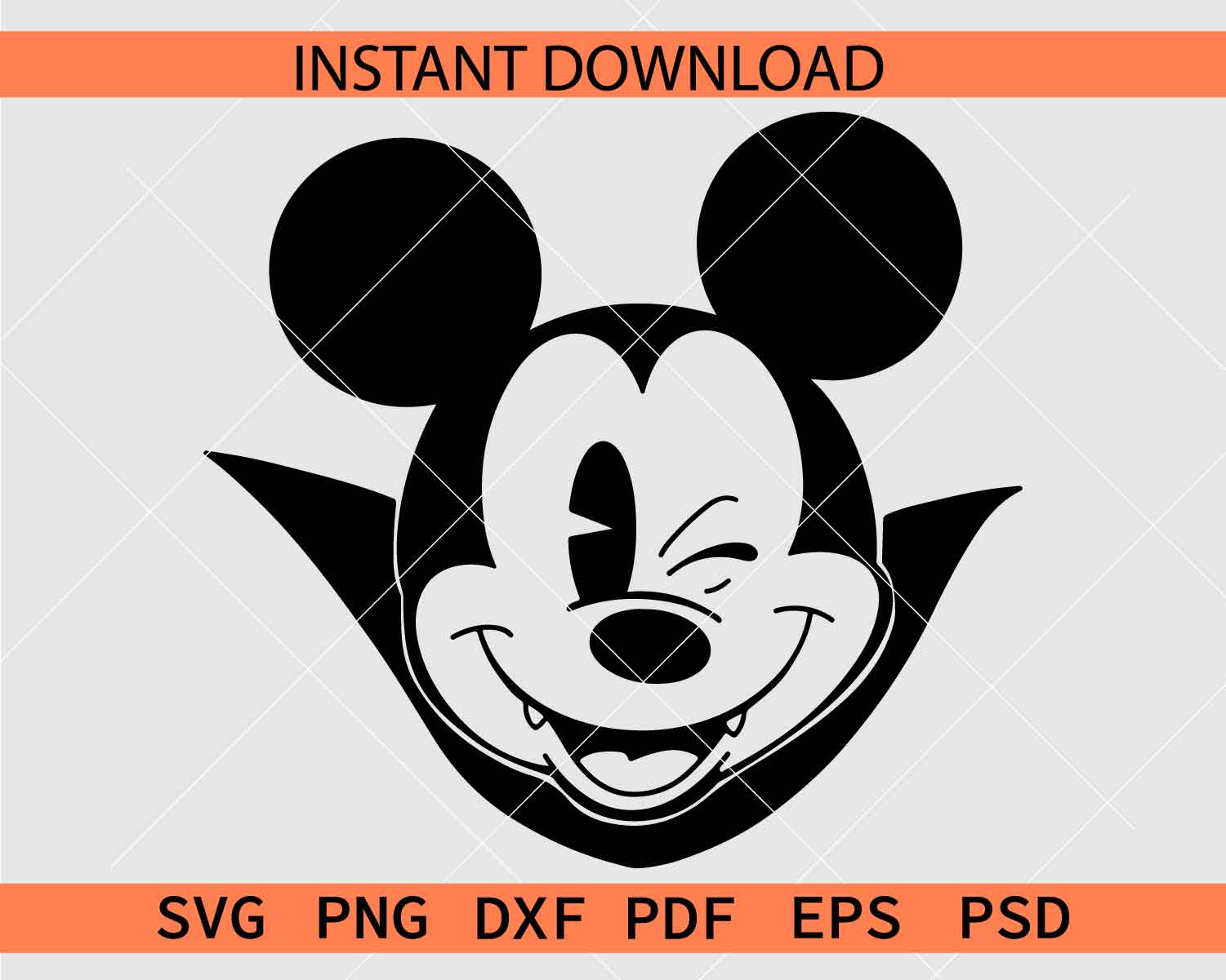 Vampire winky mickey svg winking vampire mickey svg
