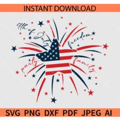 4th of July Fireworks SVG, Independence Day Fireworks SVG
